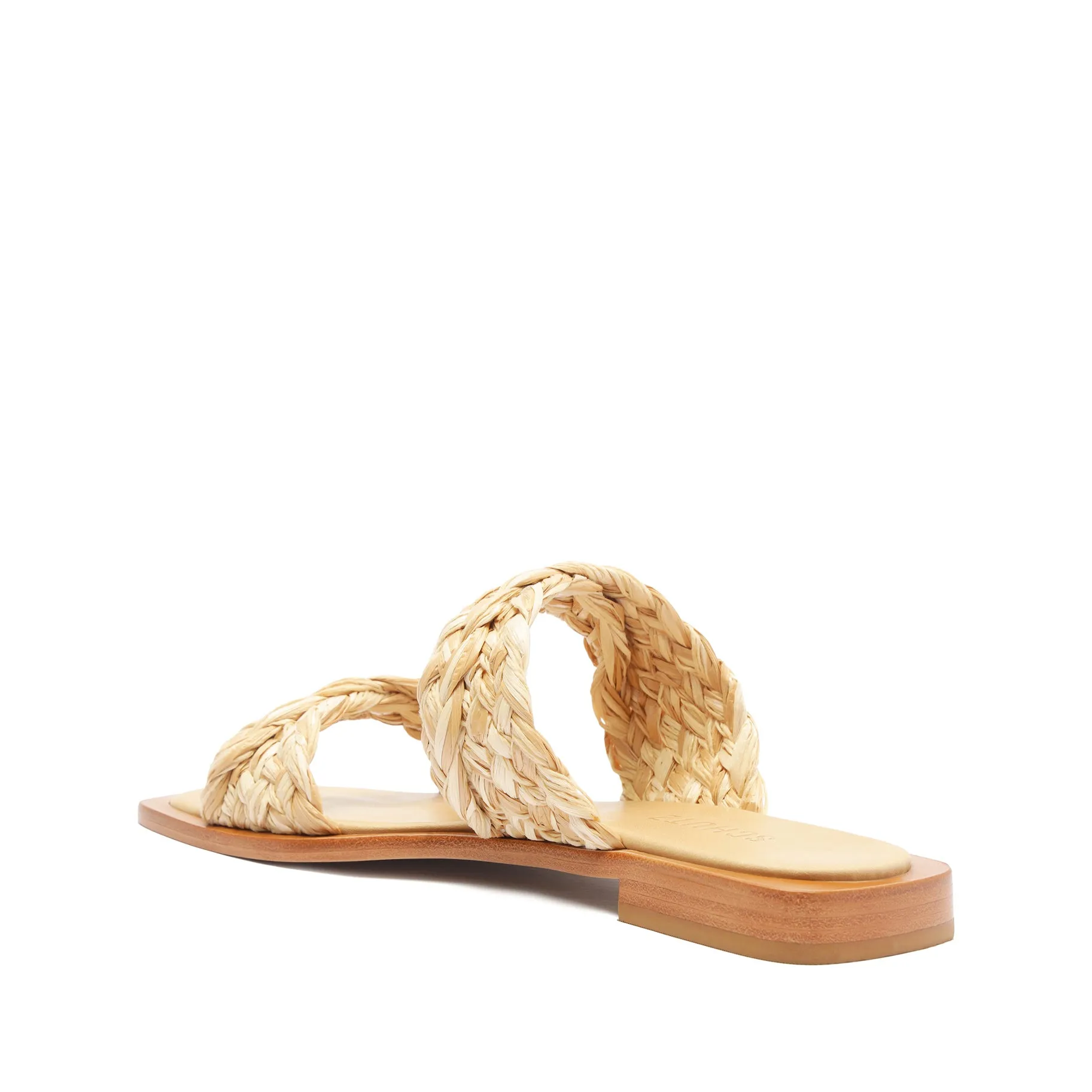 Amani Straw Flat Sandal