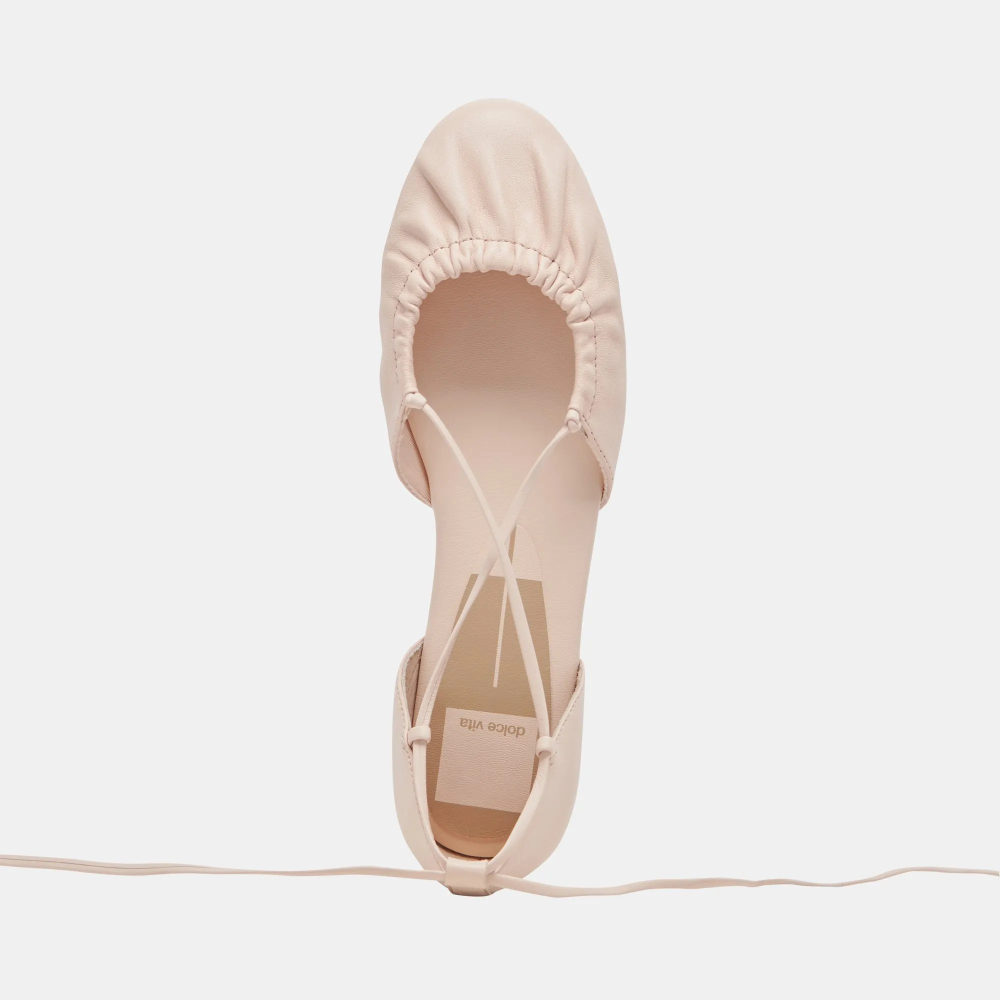 CANCUN BALLET FLATS LIGHT PINK LEATHER