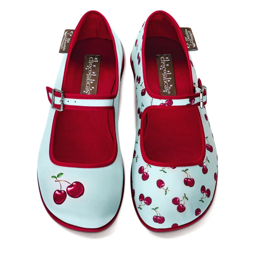 Chocolaticas® CHERRY Women's Mary Jane Flat