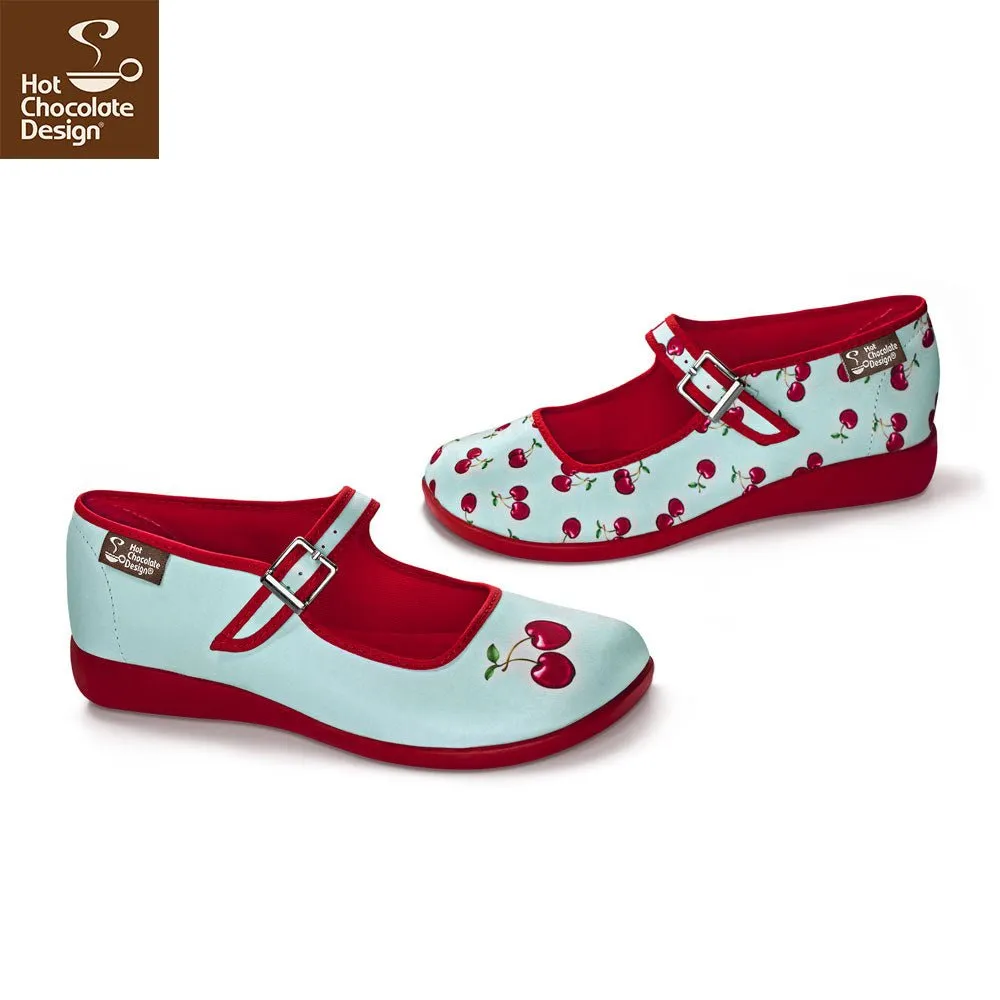 Chocolaticas® CHERRY Women's Mary Jane Flat