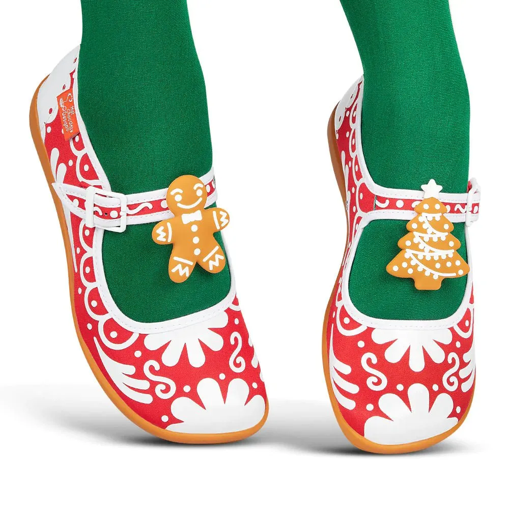 Chocolaticas® GINGER BREAD Women's Mary Jane Flat