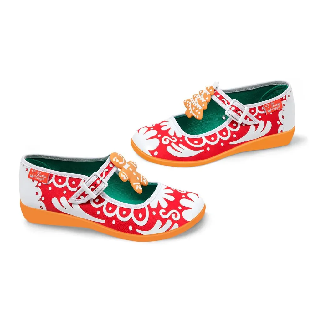 Chocolaticas® GINGER BREAD Women's Mary Jane Flat