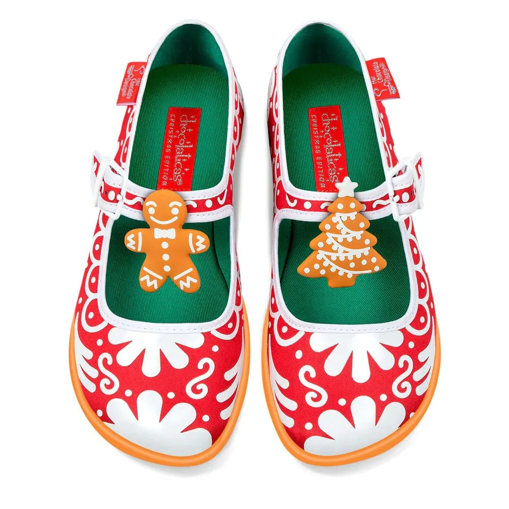 Chocolaticas® GINGER BREAD Women's Mary Jane Flat