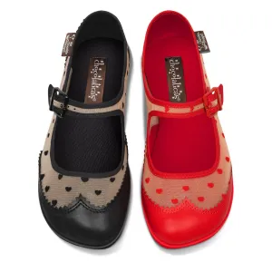 Chocolaticas® Havana Heart Women's Mary Jane Flat