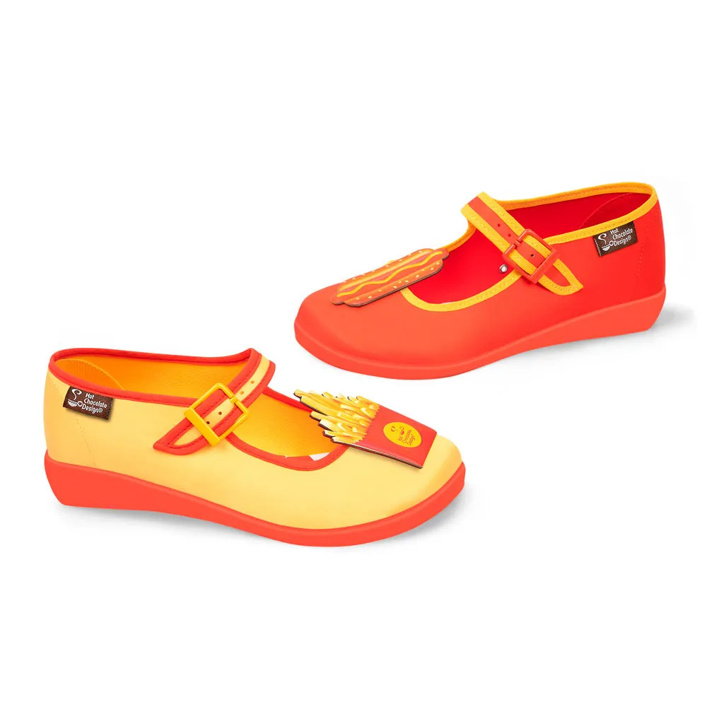 Chocolaticas® Hot Dog Women's Mary Jane Flat