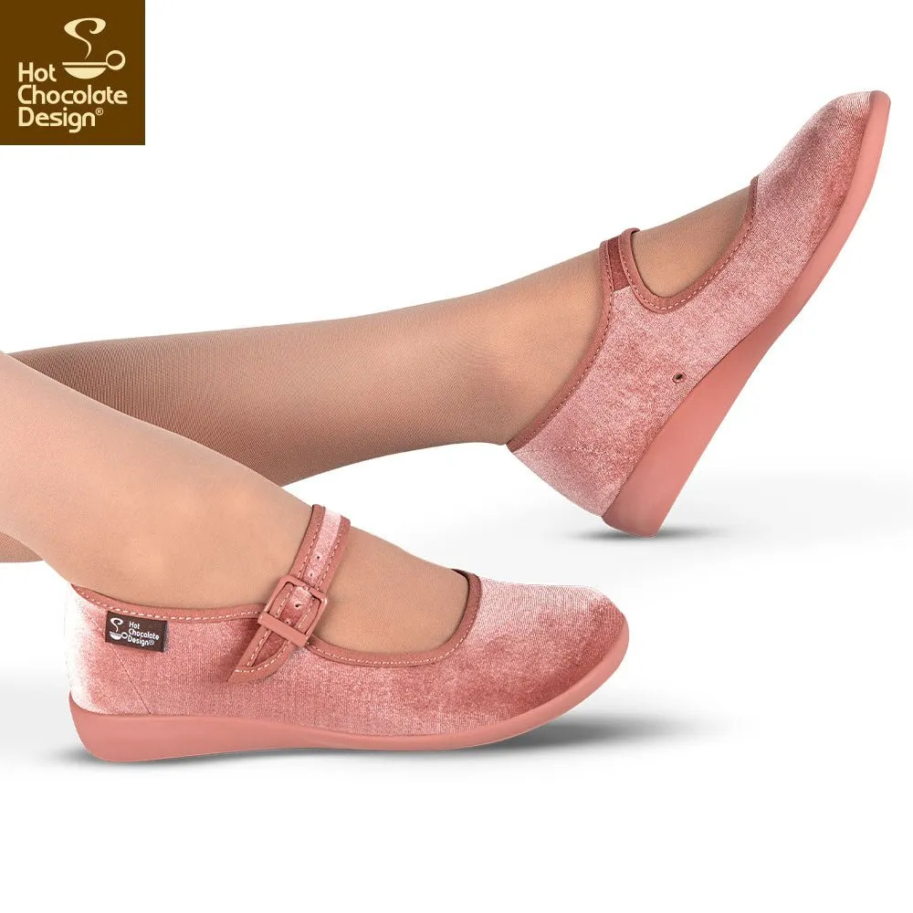 Chocolaticas® ROSÉ Women's Mary Jane Flat