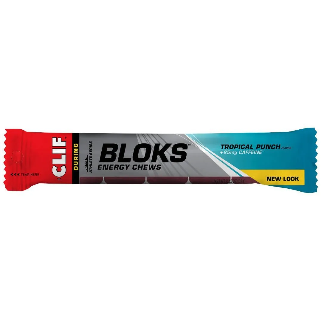 Clif Shot Bloks Tropical Punch C - 25Mg Caffeine