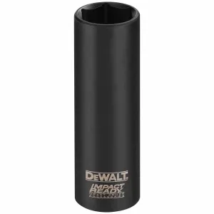 DeWalt DW2285 7/16" Impact Ready Open Stock Deep Socket, 3/8" Drive