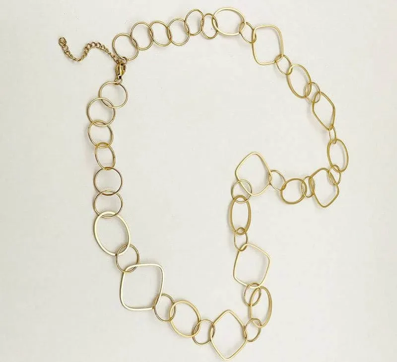 Everyday Gold Loop Long Necklace