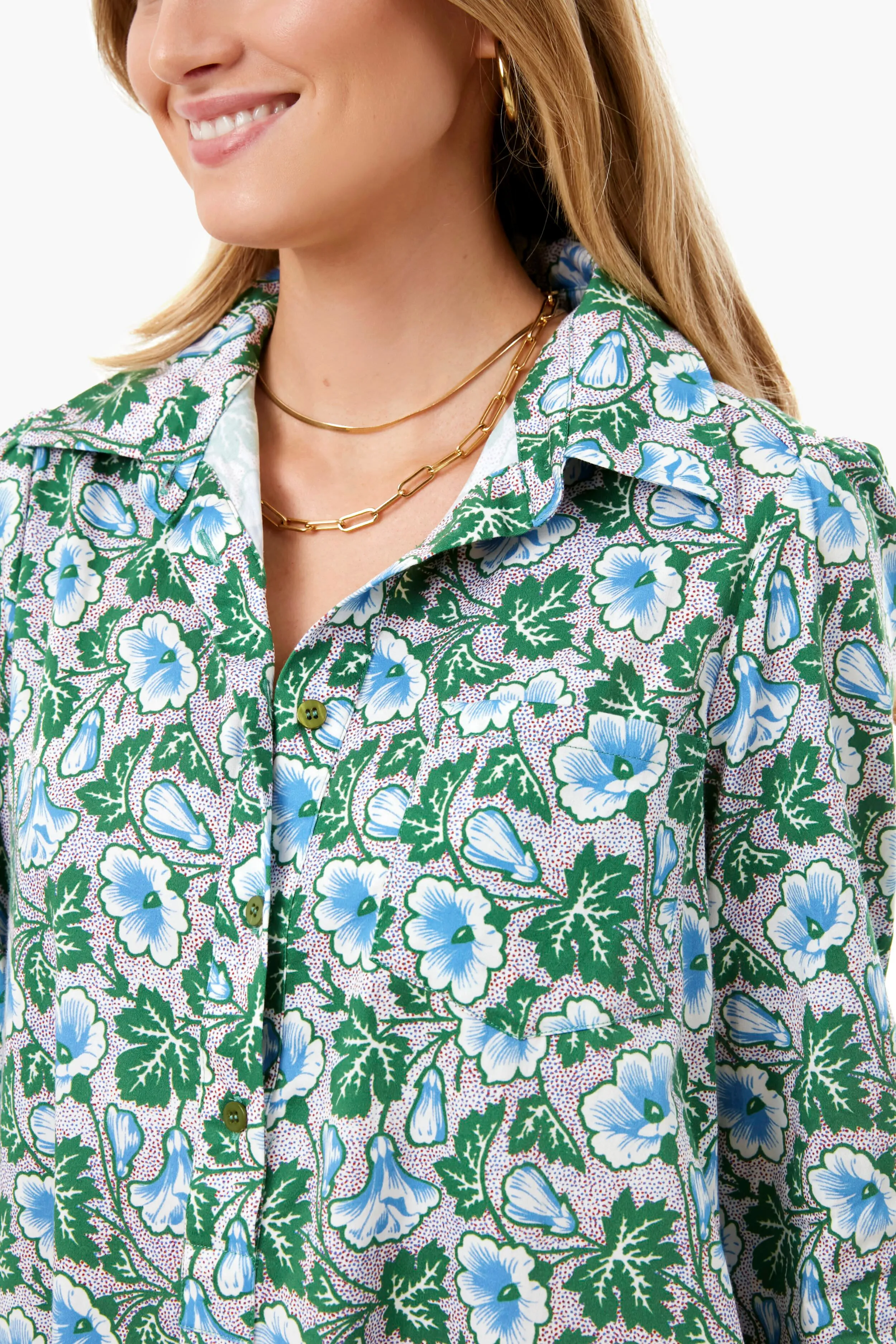 Fleur Sauvage Callahan Shirt Dress