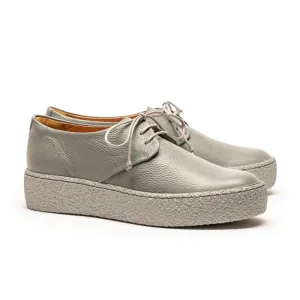 GEEK PLATFORM Stone | Leather Wedge