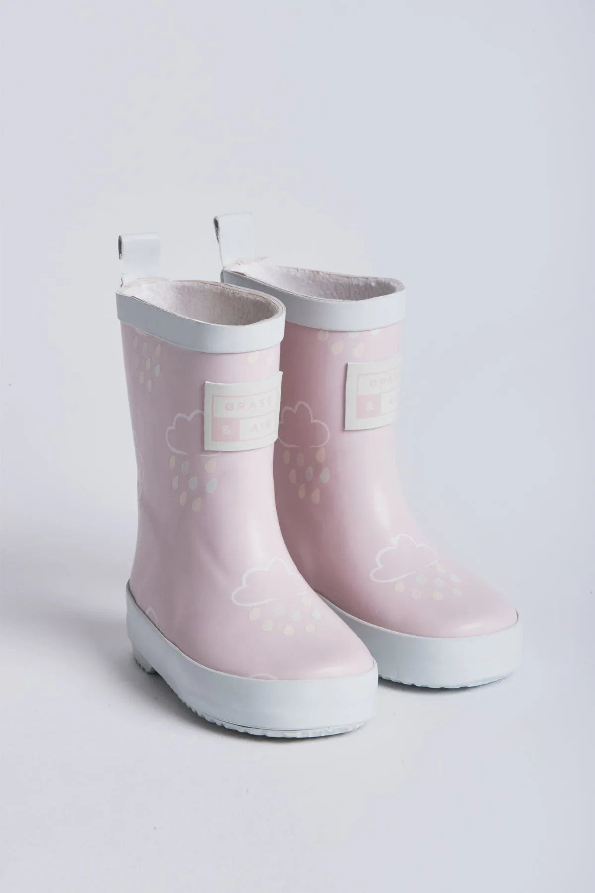 Grass & Air Mini Adventure Boots with Bag - Baby Pink