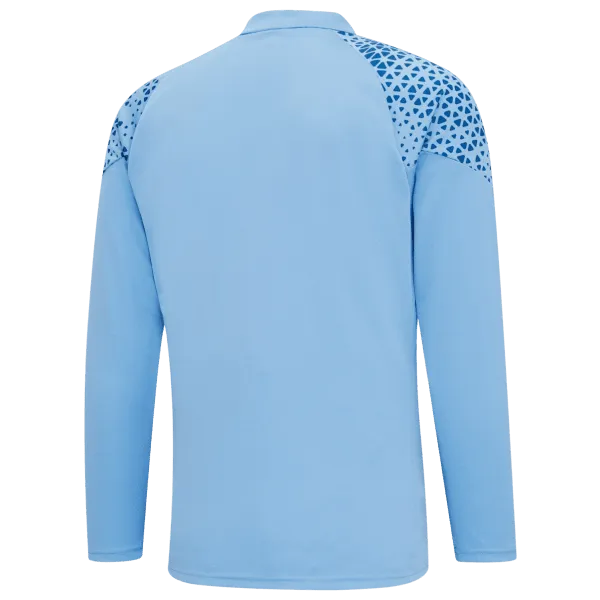 Manchester City 1/4 Zip Adults Home Training Top - 23/24