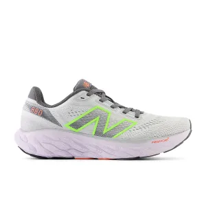 New Balance Fresh Foam X 880 v14 (Womens) - Grey matter with taro and bleached lime glo