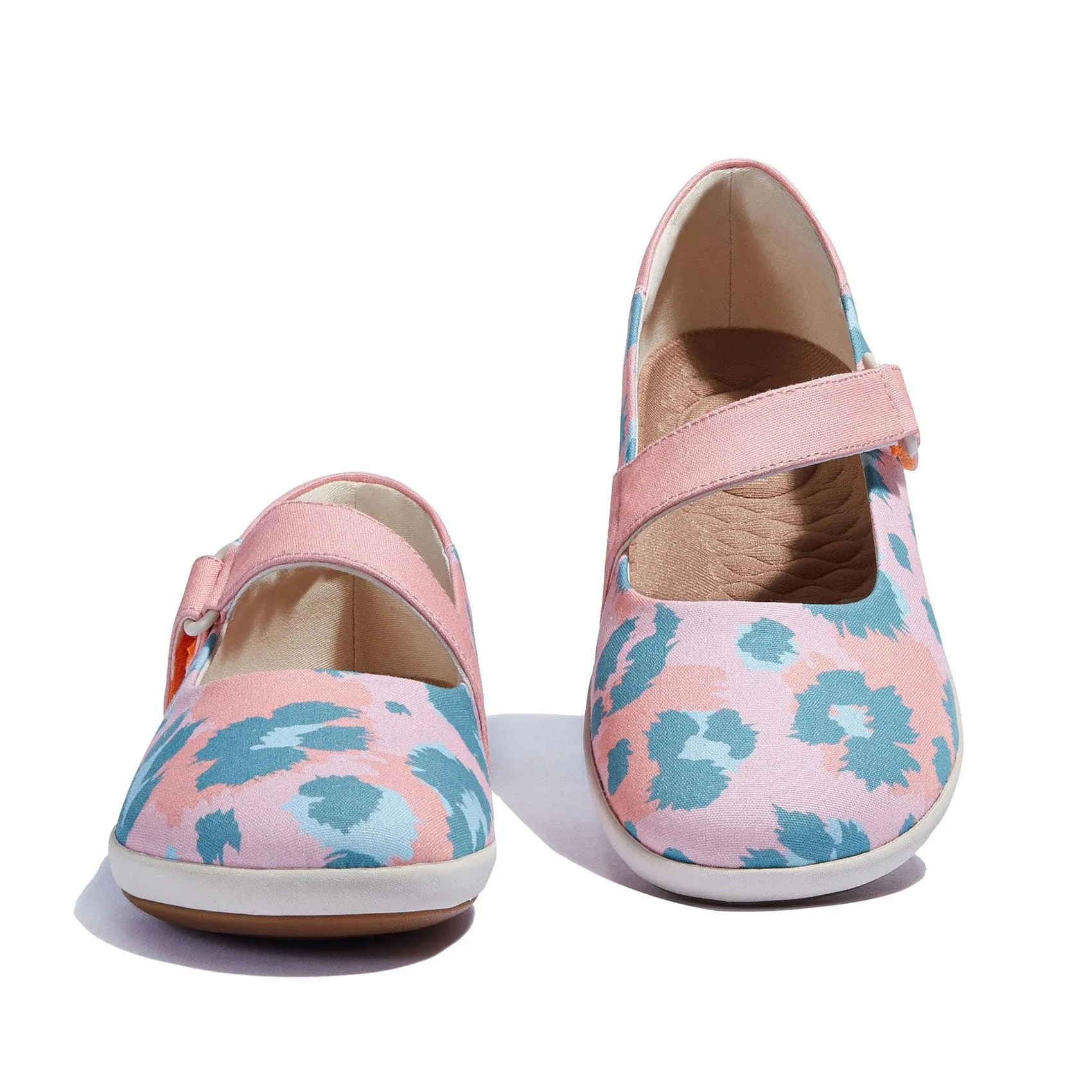 Pink Blue Leopard Illetes III Women