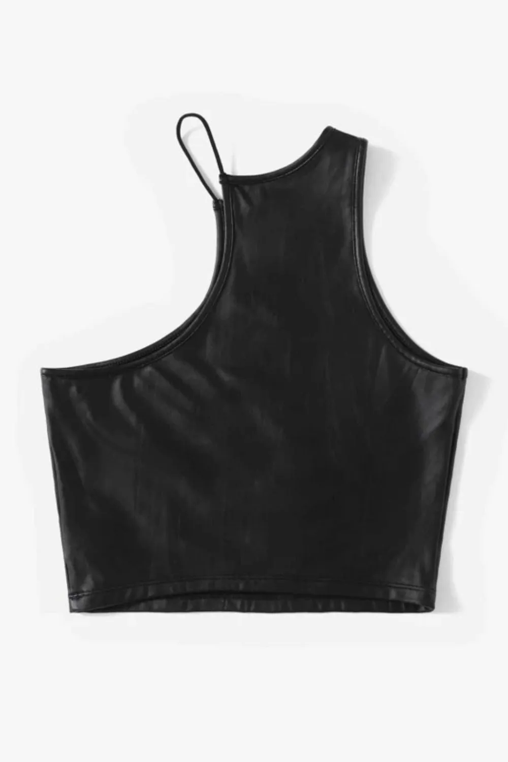 Ramp Black Asymmetric Top