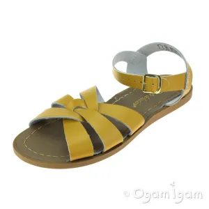 Salt-Water Original Womens Mustard Yellow Waterfriendly Sandal