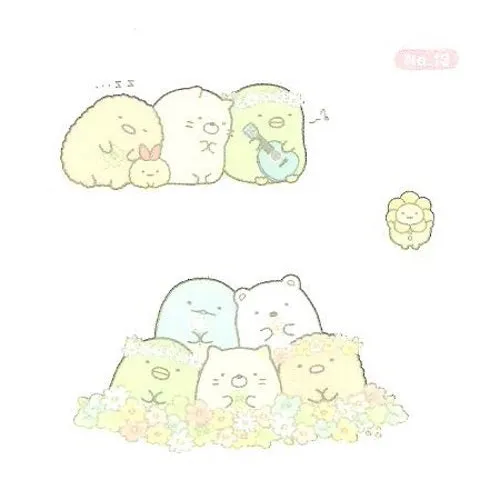 San-X Sumikko Gurashi Ensky Collectible Temporary Tattoo