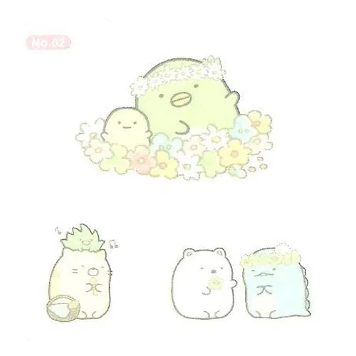 San-X Sumikko Gurashi Ensky Collectible Temporary Tattoo