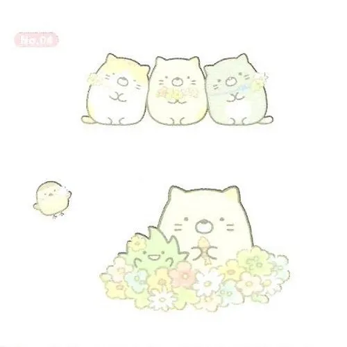 San-X Sumikko Gurashi Ensky Collectible Temporary Tattoo