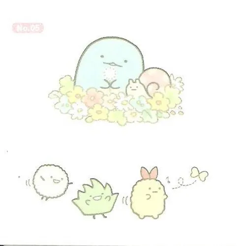 San-X Sumikko Gurashi Ensky Collectible Temporary Tattoo