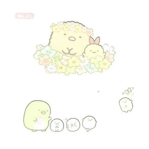 San-X Sumikko Gurashi Ensky Collectible Temporary Tattoo