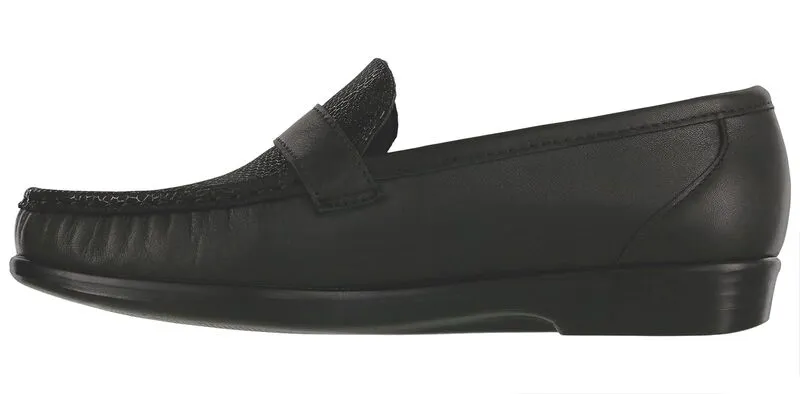 SAS Women's Lara Slip On Loafer - Black Marsh