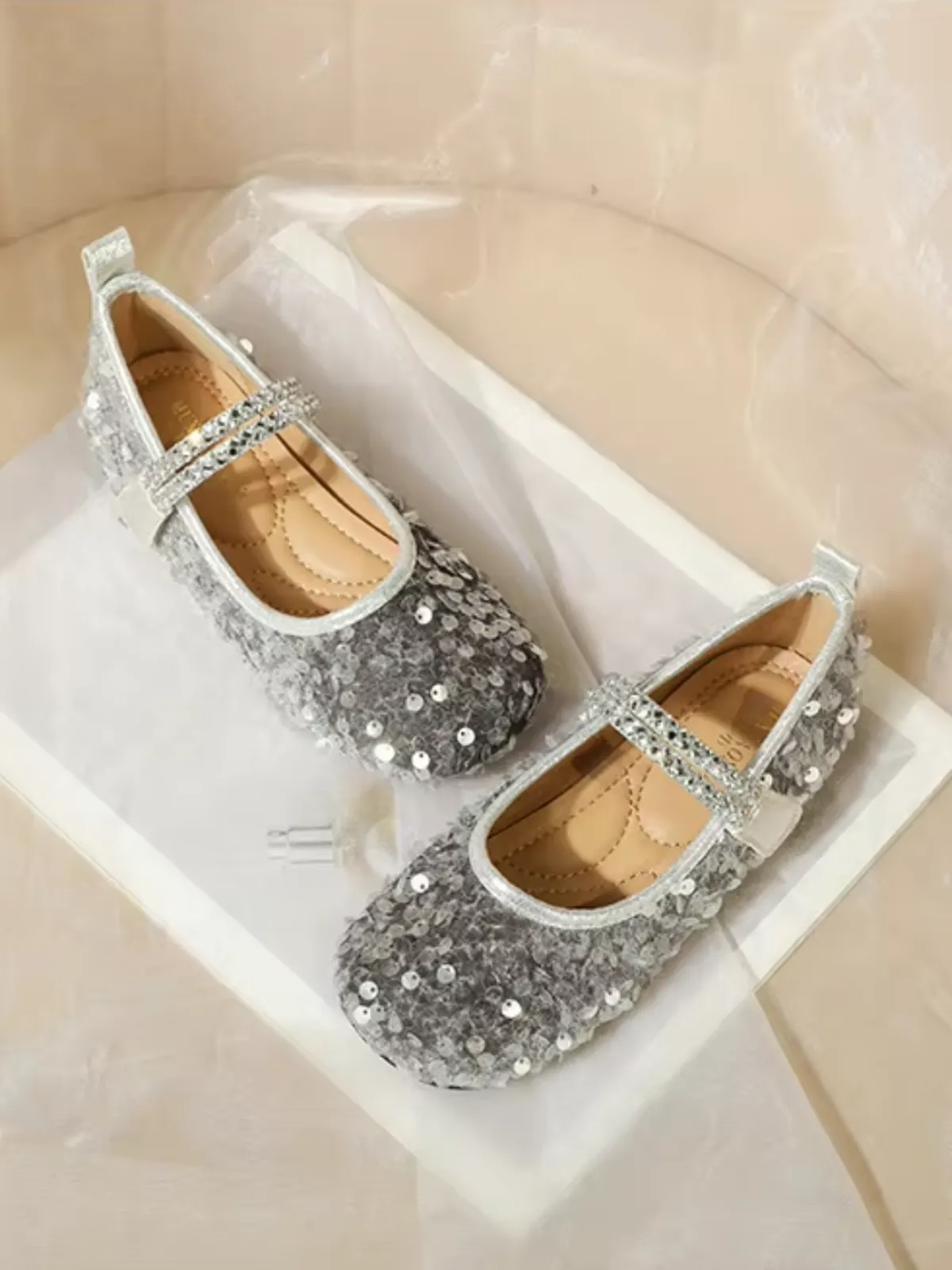 Sparkling Holiday Sequins Flats Shoes