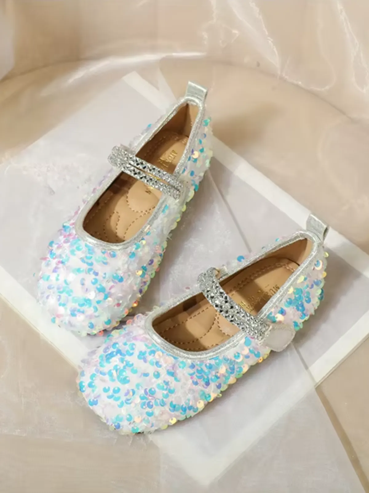 Sparkling Holiday Sequins Flats Shoes