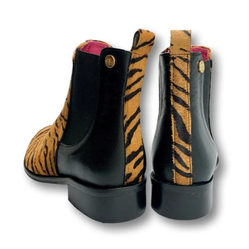 Taille -Tiger Cowhide Chelsey boot