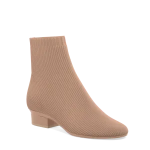 The Josie Bootie - Latte Knit