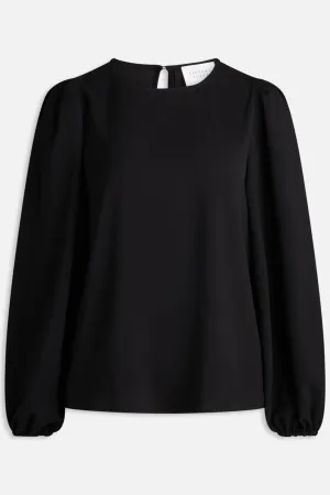 Vella Long Sleeve Blouse - Black